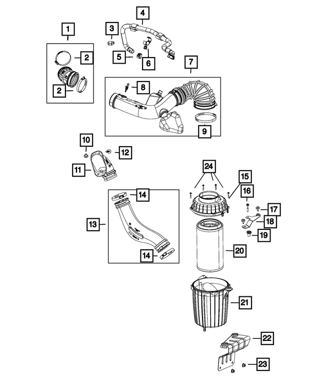 6106291AA - Fuel: Hose Clamp for Fiat: 124 Spider, 500L | Jeep: Renegade | Ram: ProMaster 1500, ProMaster 2500, ProMaster 3500, ProMaster City Image