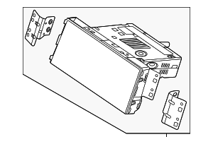 96160G5DB0 - : Radio for Kia: Niro Image