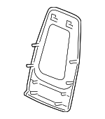 20926205 - Body: Seat Back Panel for Cadillac: Escalade, Escalade ESV, Escalade EXT | Chevrolet: Avalanche, Silverado 1500, Silverado 2500 HD, Silverado 3500 HD, Suburban 1500, Suburban 2500, Tahoe | GMC: Sierra 1500, Sierra 2500 HD, Sierra 3500 HD, Yukon, Yukon XL 1500, Yukon XL 2500 Image