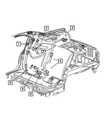 SA331DVAD - : Retractor Seat Belt for Mopar Image