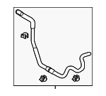 G922948020 - : 2018-2021 Lexus NX300h - Water Hose for Lexus: NX300h Image