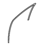 8F9Z7421596A - Body: Run Channel for Ford: Freestyle, Taurus X Image