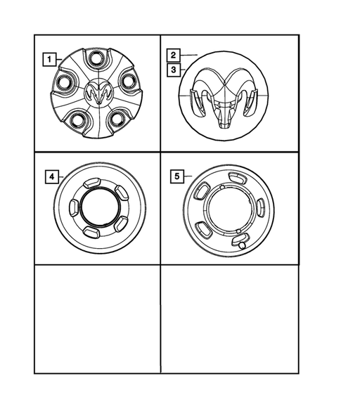 Wheel Covers and Center Caps for 2008 Dodge Ram 3500 #0