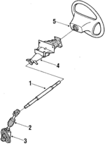 9104647 - Steering: Upper Shaft for Saab: 900 Image