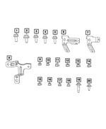6104412AA - Electrical: Hex Head Bolt And Coned Washer for Mopar Image
