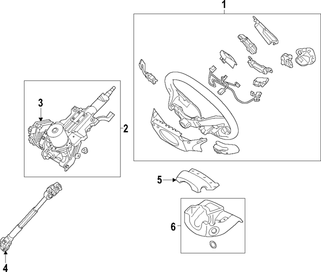 561004U461VA - : Steering Wheel for Kia Image