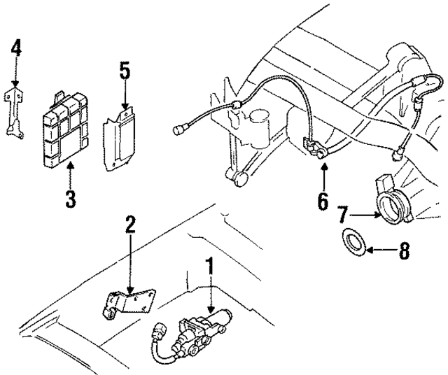 4784092G01 - : Actuator Assembly Bracket for Nissan Image
