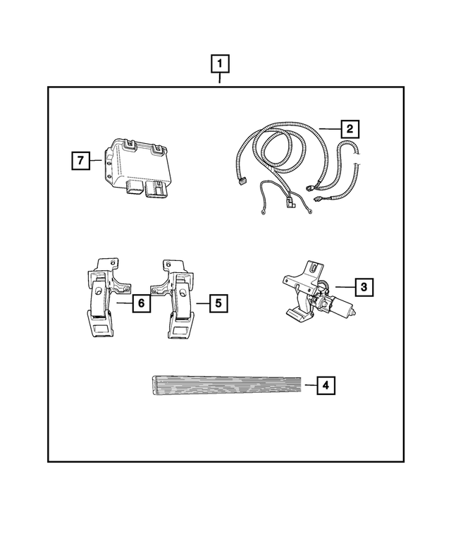 68022352AA - Mopar Accessories - Component Parts: Link Assy Link Assy for Mopar Image image