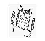 4K0881879A - Body: Lumbar Support for Audi: A6 allroad, A6 Quattro, A7 Sportback, e-tron Quattro, e-tron S, e-tron S Sportback, e-tron Sportback, Q8 e-tron, Q8 e-tron Sportback, RS6 Avant, RS7 Sportback, S6, S7 Sportback, SQ7, SQ8 e-tron, SQ8 e-tron Sportback Image