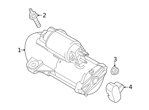 Starter for 2016 Lincoln MKZ #0