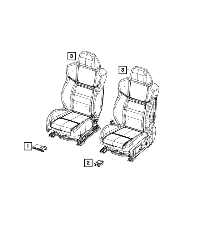 68465834AA - Electrical: Seat Memory Module for Mopar Image