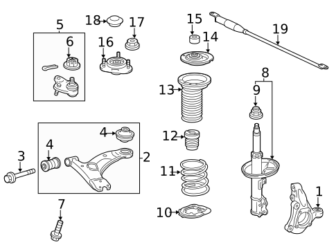 Suspension Components for 2016 Lexus CT200h | OEM Parts Online