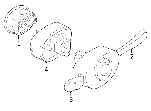 Shroud, Switches & Levers for 2010 Saab 9-3X #0