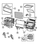 5191801AE - : Blower Motor Housing for Dodge: Caliber | Jeep: Compass, Patriot Image