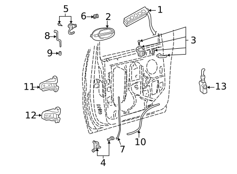 Door for 2006 Mercury Monterey #1