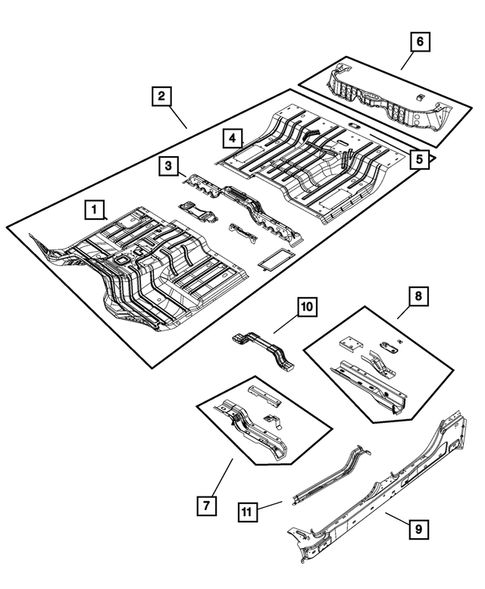 Floor Pans for 2018 Ram 1500 #0