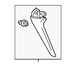 7680848011 - Body: Side Spoiler for Lexus: RX350, RX450h Image