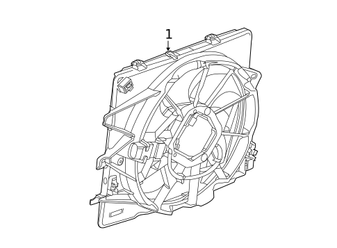 Cooling Fan for 2017 Cadillac CTS #0