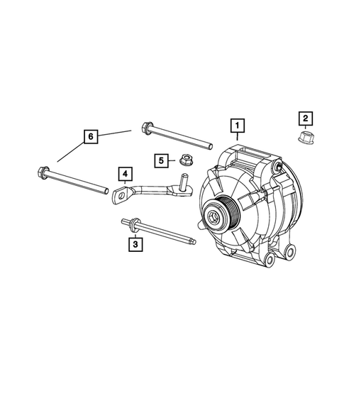 Generators / Alternators for 2018 Jeep Grand Cherokee #1