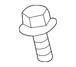 985054 - Electrical: Belt &amp; Retractor Bolt for Volvo: C70, S40, S60, S60 Cross Country, S80, V50, V70, XC60, XC70 Image