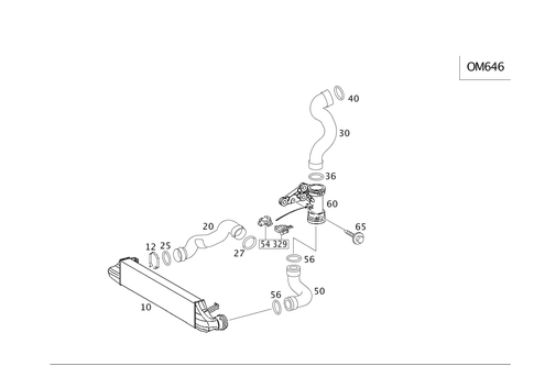 Charge Air Cooling for 2003 Mercedes-Benz C230 #0