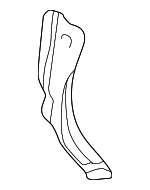 51438238514 - Body: Kick Panel for BMW: 323Ci, 325Ci, 328Ci, 330Ci, M3 Image