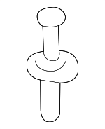 17111712963 - Body: Center Pillar Trim Rivet for BMW: 318i, 318is, 323Ci, 323i, 323is, 325Ci, 325i, 325is, 325xi, 328Ci, 328i, 328is, 330Ci, 330i, 330xi, 525i, 528i, 530i, 540i, 740i, 740iL, 750iL, M3, M5, X3, X5, Z3, Z4, Z8 Image