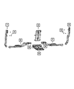6512208AA - Air Conditioners and Heaters: Hex Nut for Chrysler: Pacifica | Dodge: Charger Daytona | Jeep: Cherokee, Grand Cherokee, Grand Cherokee L, Grand Wagoneer, Wagoneer | Ram: 1500 Image