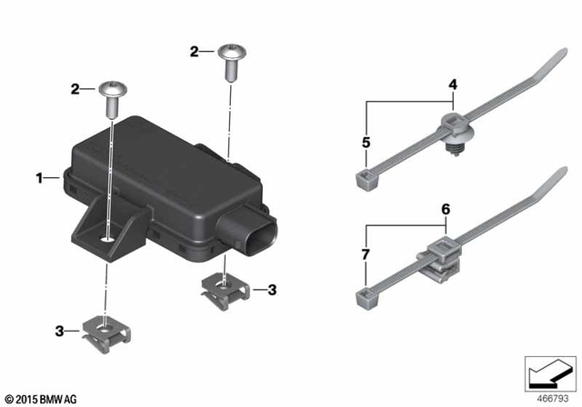 6327651203 - Audio, Navigation, Information Systems: Fillister Head Screw - M6X12-A2-80 for BMW-Motorrad Image