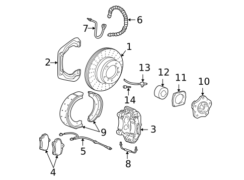 Anti-Lock Brakes for 1999 Porsche 911 #1