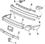 E6FZ17996A - Body: Guard for Ford: Escort Image