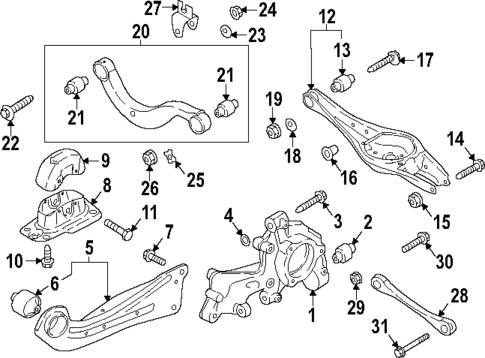 Rear Suspension for 2015 Volkswagen Golf #37