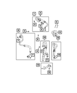 68620408AA - Air Conditioners and Heaters: A/c Temp And Pressure Sensor for Mopar Image