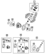 68474260AA - Differential and Drive Line: Pinion Flange Kit for Mopar Image
