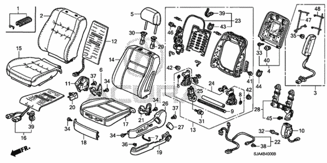 Front Seat (L.) (1) for 2005 Acura RL #0