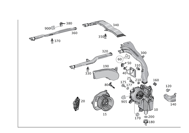 1648350598 - Heating and Ventilation: Parts Kit, Sealing Ring for Mercedes-Benz Image image
