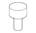 11589290 - Body: Cowl Grille Retainer for GM Image