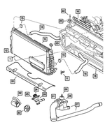 2AMR2184AA - Cooling: Engine Cooling Radiator for Chrysler: 300M, Concorde | Dodge: Intrepid Image