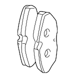 C2C40194 - : Brake Pads Rear for Jaguar: S-Type, Super V8, Vanden Plas, XJ8, XJR, XK8 Image