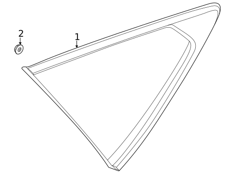 Glass & Hardware for 2023 Genesis GV80 #0