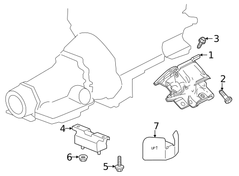 Engine & Trans Mounting for 2022 Chevrolet Silverado 3500 HD #0