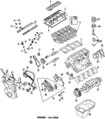 MD313405 - : Piston Ring Set for Mitsubishi: Eclipse Image