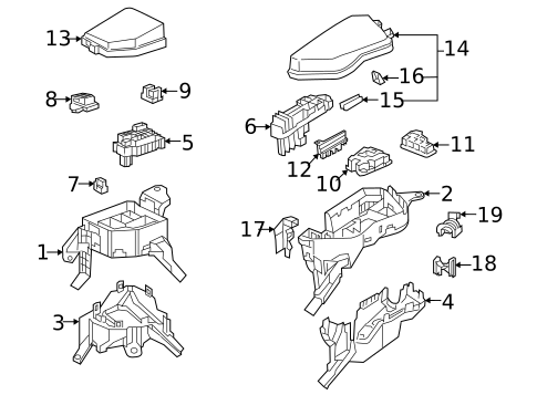 Fuse & Relay for 2023 Toyota Venza #0