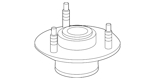 2007-2014 GM Front Shock Absorber Upper Mount 25869477 GM ...