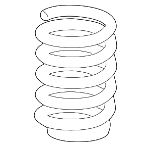 15911936 - : Coil Spring for Cadillac: Escalade | Chevrolet: Avalanche, Silverado 1500, Suburban 1500, Tahoe | GMC: Sierra 1500, Yukon, Yukon XL 1500 Image