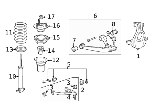 Suspension, Springs & Related Components for 2010 GMC Sierra 1500 #0