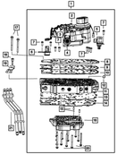 5078718AA - 62TE; 6-Speed; Automatic Transaxle: Transmission Valve Body Clamping Plate for Mopar Image
