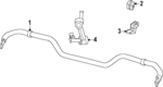 562307BA0A - : Stabilizer Bar for Nissan: Murano Image
