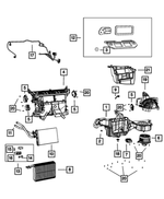 68110617AA - : Heater Core for Mopar Image