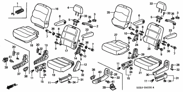 Middle Seat (Captain) for 2003 Honda Odyssey #0